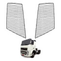 Grade Protetora Farol Volvo Fh Fm 2004 Cromada Vl510