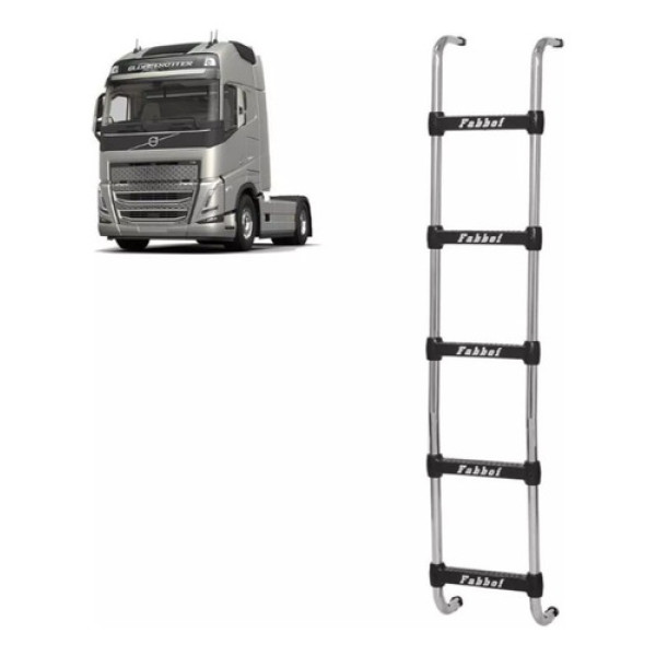 Escada Traseira Cabine Volvo Fh/nh 05 Degraus - Ec009