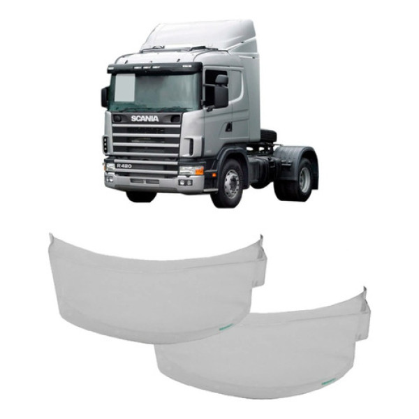 Protetor Farol Scania 124 Com Dobradiça - 2376