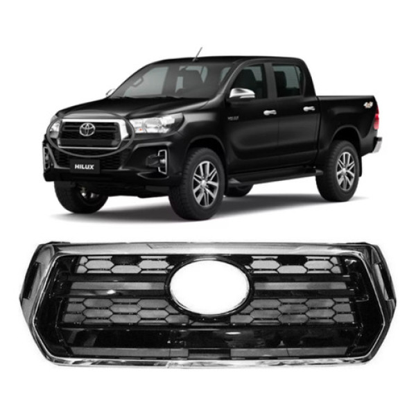 Grade Dianteira Hilux 2019 2020 Cromada