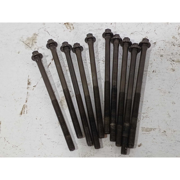 Jogo De Parafusos Do Cabeçote Peugeot 207 1.4 2010 Flex 8v