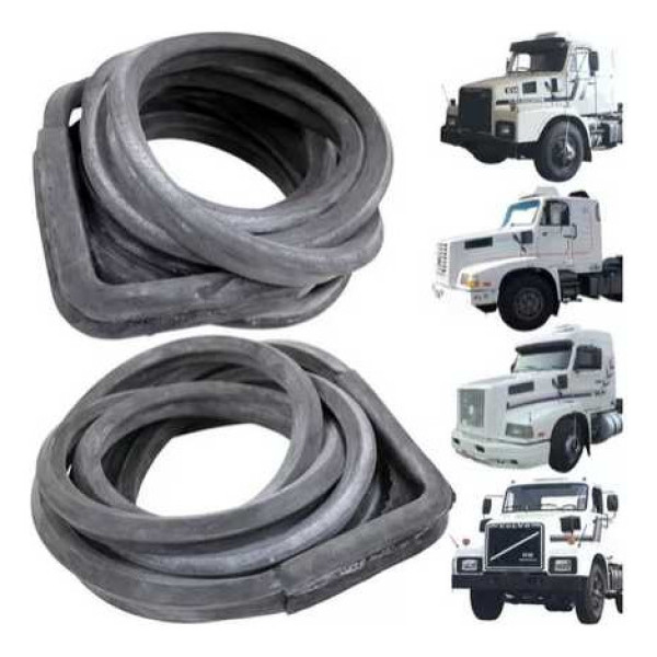 Par Guarnição Volvo N10/12 Até 92 Fixada Na Cabine - 09598 