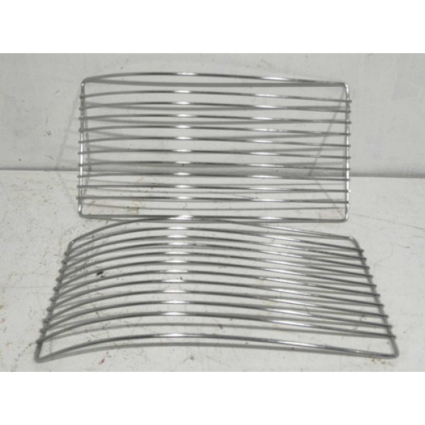 Par De Protetor De Farol Cromado Iveco Strallis - Iv338 