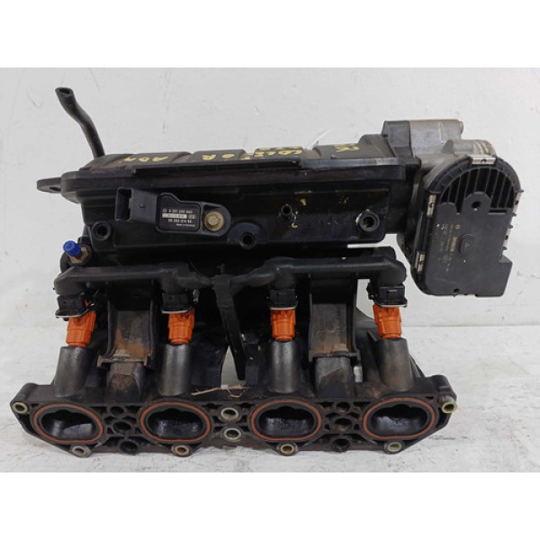  Coletor Admissão Tbi Flauta C/bicos Peugeout 206 1.6 2004 