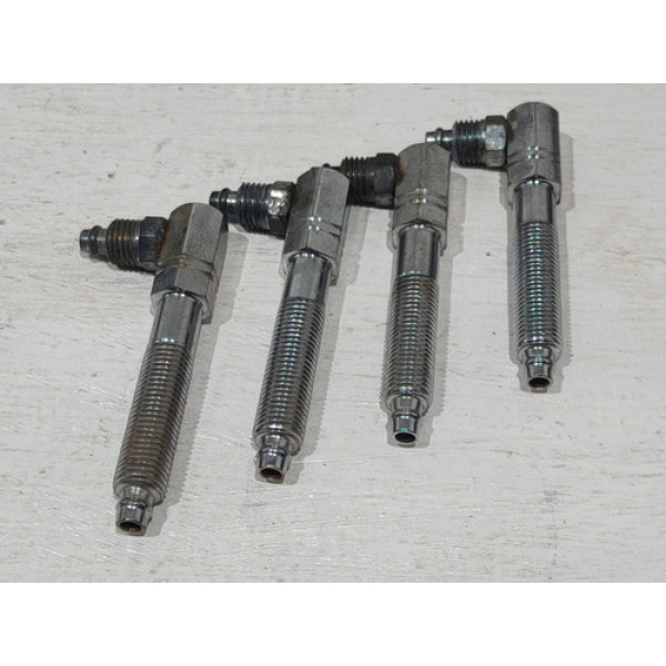  Kit 4 Quadrado Longo Sextavado Rodoar Caminhão/carreta