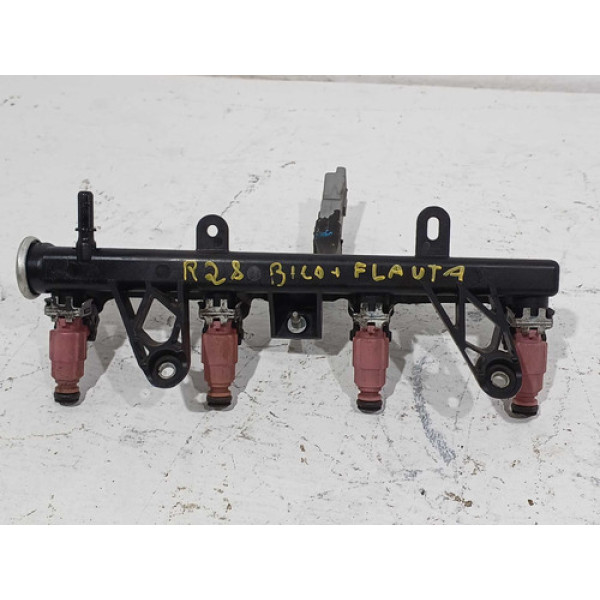 Flauta Bico Injetor C/bicos Peugeout 207 1.4 2010 Flex 8v