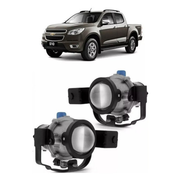 Par Farol Milha Auxiliar Neblina S10 2012 2013 2014 2015 16