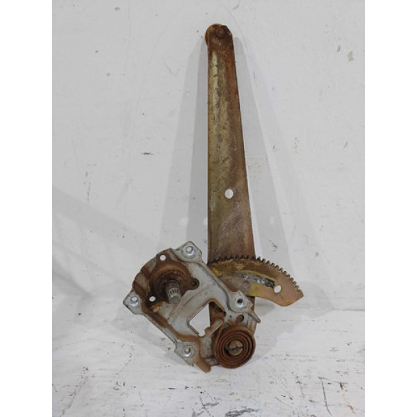 Máquina Vidro Manual Traseira Esquerda L200 Quadrada 2001