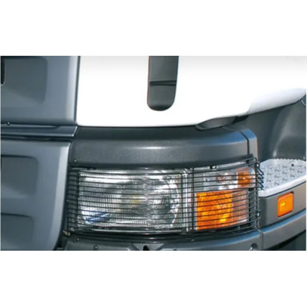 Grade Prot. Farol Preta Scania 114/124 Esquerda Sc333a Nova