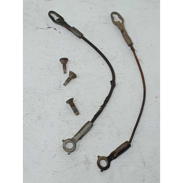 Par Cabo De Aço Tampa Traseira Ford Ranger 1997