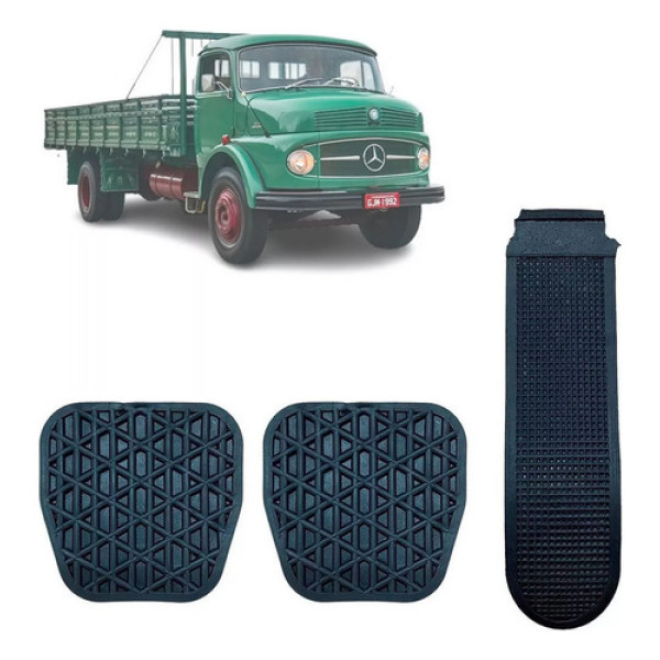 Capa Borracha Acelerador Freio Embreagem Mb 1113 1518 2013