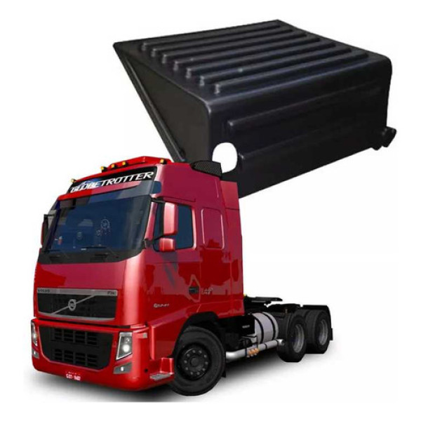 Tampa Caixa Bateria C/ Furo P/ Chave Geral Volvo Nh/fh/fm