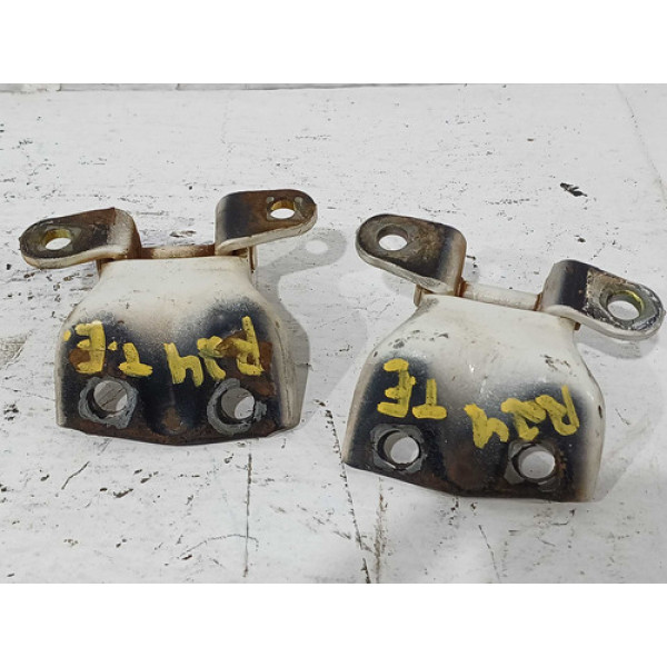 Par Dobradiça Traseira Esquerda Porta Mmc L200 2001quadrada