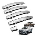 Kit 4 Maçanetas Capa Aplique Cromado Nova S10 2012 13 A 2021