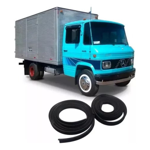 Canaleta Vidro Porta Caminhão Mb 608 Janela Corrediça L/esq.