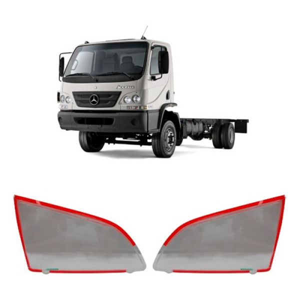 Protetor Farol Mercedes Benz Accelo 2012/2017 Cod. 1401