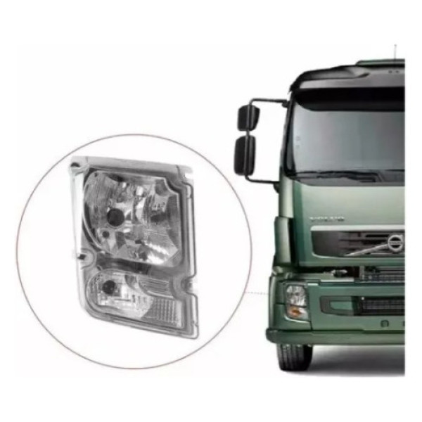 Farol Caminhão Volvo Vm 2006 A 2014 Lado Direito - 89210728 