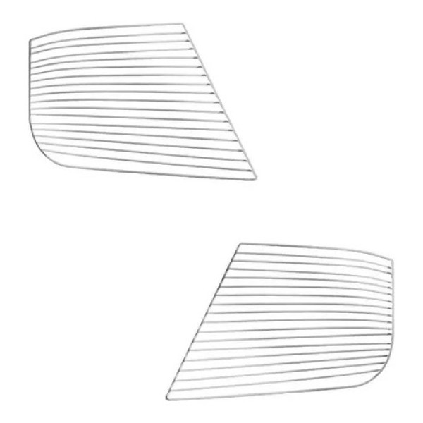 Protetor Farol Aux. Iveco Stralis 08 Até 2020 Cromado Iv339