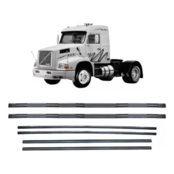 Canaleta Com Pestana Volvo 89/98 Com 06 Peças - 70202