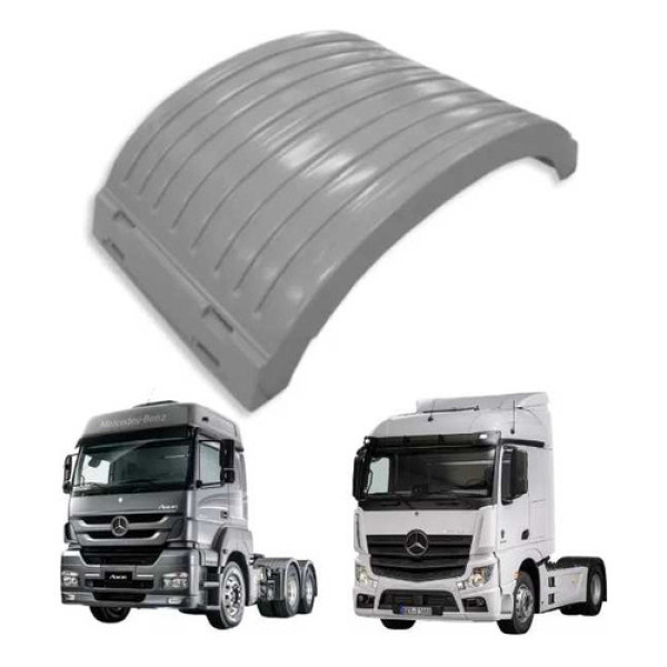 Centro Paralama Tração Mercedes Benz Axor/actros Cinza