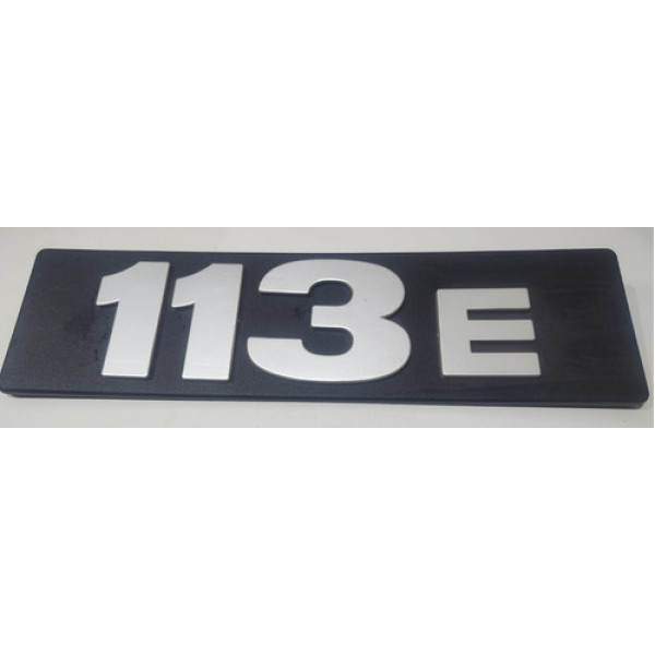 Emblema Numeral Letreiro Lateral 113e Scania Cód. 384103e