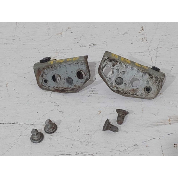 Par Batente Tampa Traseira Vw Saveiro 1.6 2000