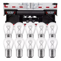 Kit 10 Lampada Caminhão Onibus 21w 24v 1 Polos P21w 1034