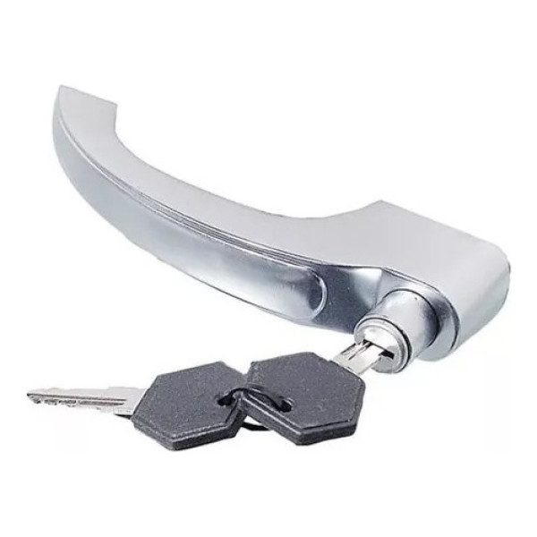 Maçaneta Ext. Porta Esq. Chave Scania 111 Cromada Cód. 60109