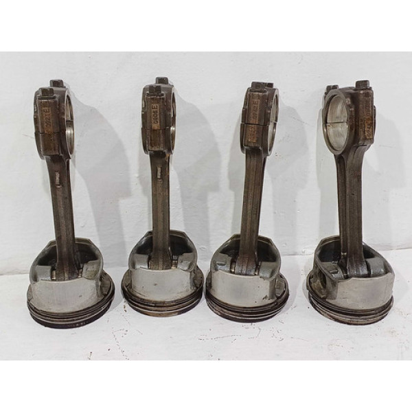 Jogo Pistão Biela Peugeot 207 1.4 2010 Flex 8v