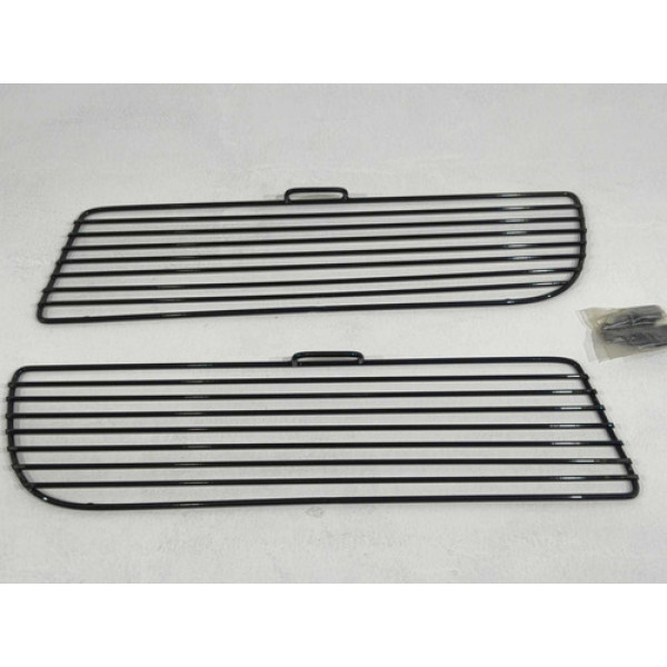 Par Grade Protetor De Farol Preto Scania 112/113 04 Faróis 