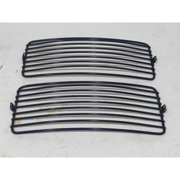  Par Protetor Farol Preto  Scania 114/124 Antigo - Sc335 