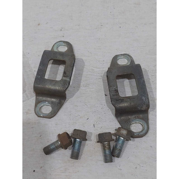 Par Batente Fechadura Tampa Traseira Mmc L200 Triton 2012 