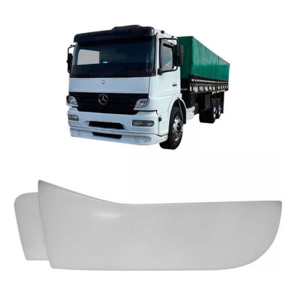 Ponteira Spoiler Parachoque Esquerdo M Benz Atego - 04016