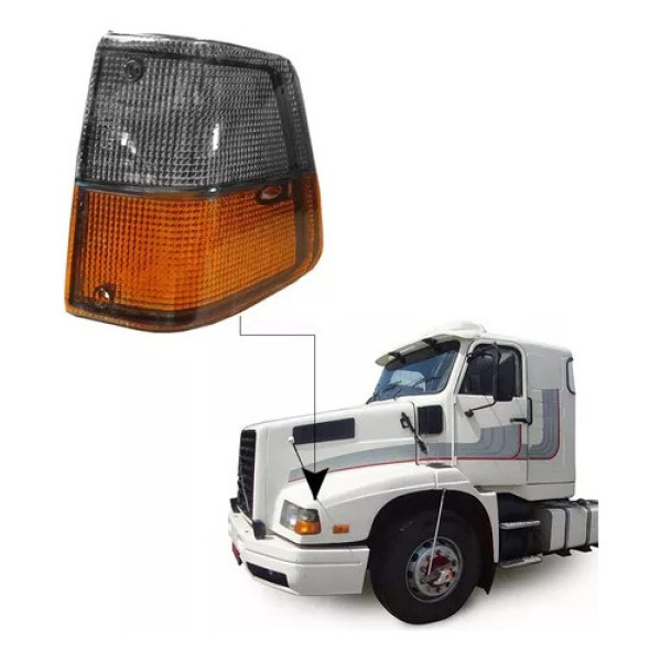 Lente Seta Volvo Nl Edc Esquerdo Fume - Rn0903acr