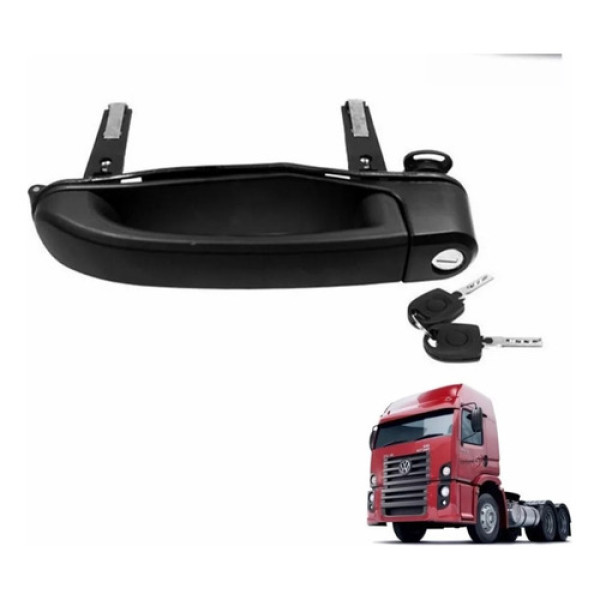 Macaneta Externa Porta C/miolo Vw Constellation Com Chaves 