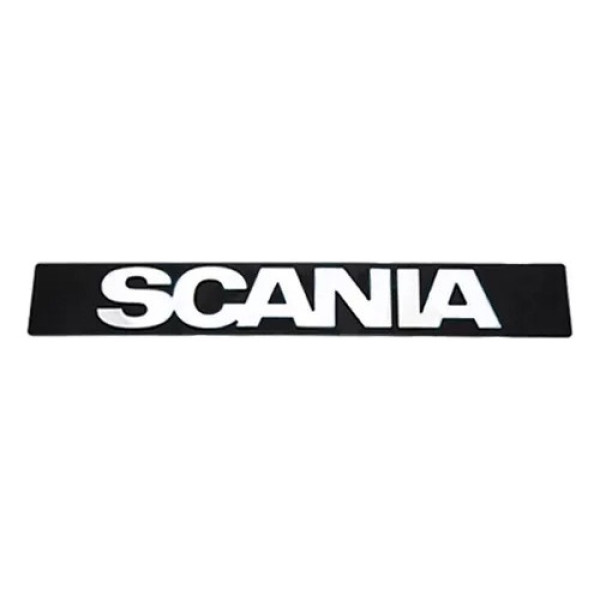 Emblema Capo Preto Com Escrito Alto-relevo Para Scania T 