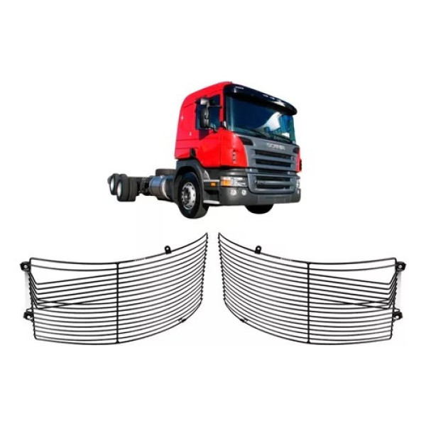 Protetor Farol Scania T/r 114/124/p96 De 03 Á 05 - Sc333a
