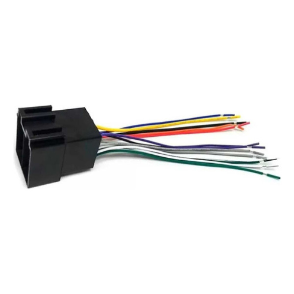 Chicote Universal Para Som 16vias - Macho 12 Fios