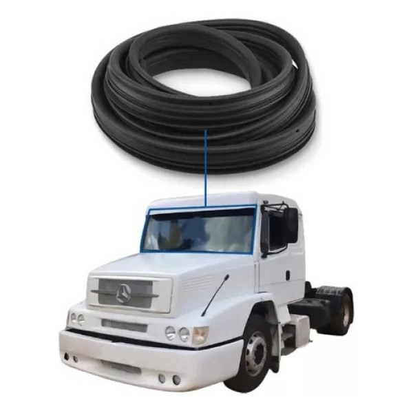 Guarnição Parabrisa Caminhão Mb 1995/2004 Aba Larga - 39226