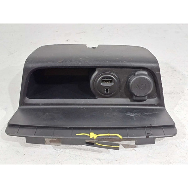 Moldura Painel Cinzeiro/usb Peugeot 208 2015 C/detalhe