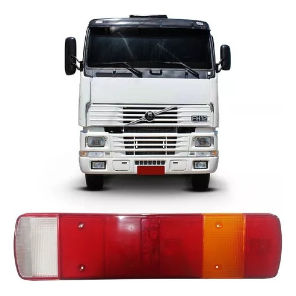 Lente Da Lanterna Traseira Volvo - Fh- Fm- Nh 1994 Até 2004 
